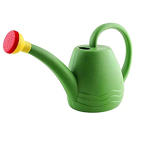 Image of Amazon Brand - Umi Plastic Watering Can for Plants 1.8 Litre with Long Spout and Sprinkler Head Leak Resistant Garden Water Can for Indoor Outdoor Balcony Terrace Home Gardening Use