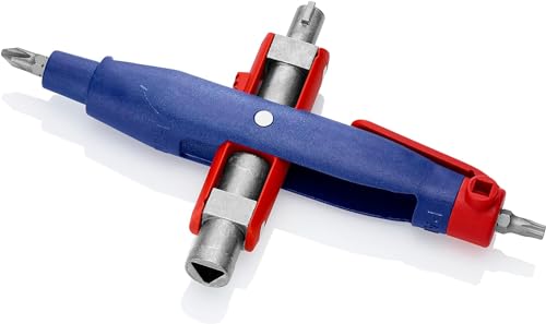KNIPEX Pen-Style Control Cabinet Key for All Standard Cabinets and Shut-Off Systems 145 mm, 00 11 07