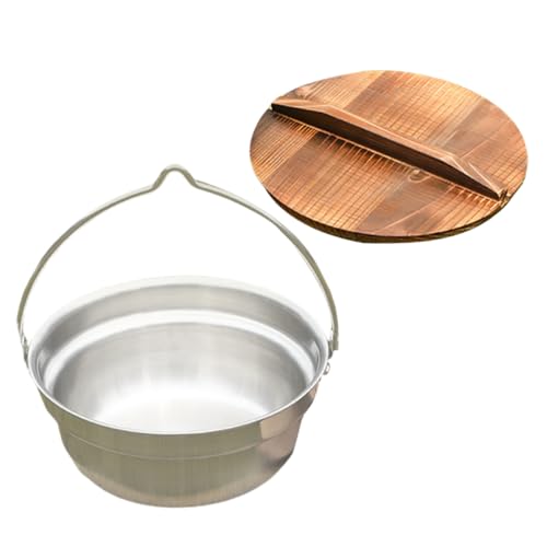Toddmomy 1 Juego Utensilios De Cocina Colgantes Para Acampar Cocinando Olla De Sopa Olla Para Acampar Al Aire Acero Multi Tetera Para Acampar Bote Aleación De Aluminio