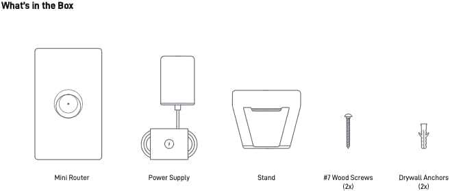 Image of Router MINI by SpaceX Compatible with Gen 2, Gen 3, V4, Mini Systems | Mesh-Ready, Dual-Band | Supports 128+ Devices