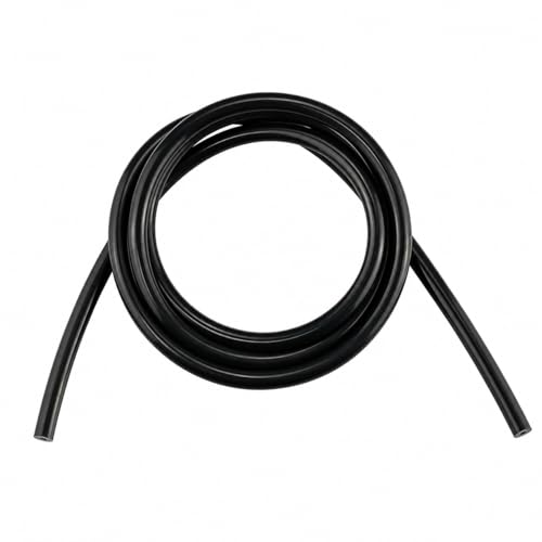 Ucreative 5FT ID 1/8' (3mm) High Temperature Silicone Vacuum Tubing Hose 130PSI Max Pressure Black