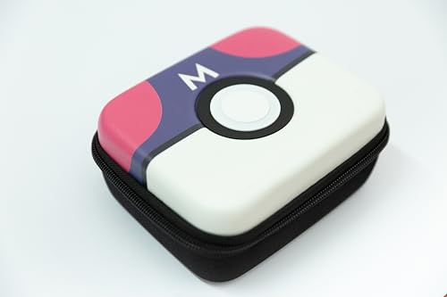 Estojo Deck Case porta cartas com zíper compatível com Pokémon Master ball