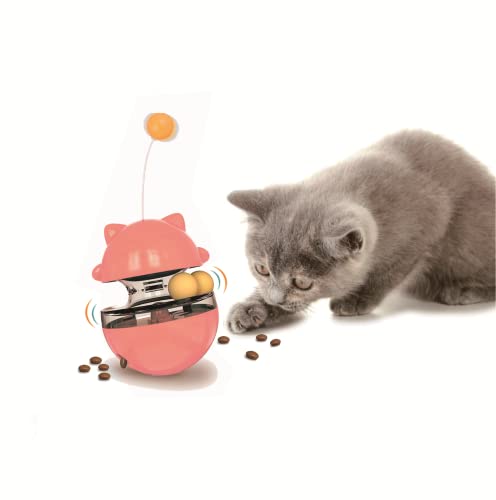 Cat Treat Dispenser Tumbler Interactive Puzzle Feeder, Cat Snacks Temptations