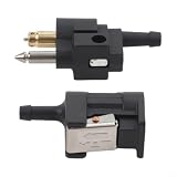 Gettimore Kraftstoffleitungsanschluss, weiblich, männlich, 6 mm, 1/4 Zoll für Außenbordmotor-Kraftstofftankschlauch, 6Y1-24305-06 6G1-24304-10