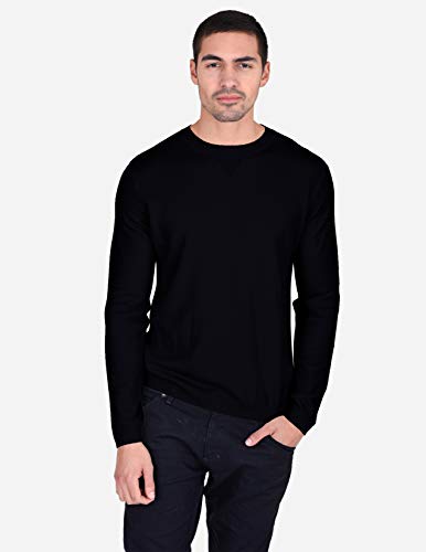 State Cashmere Essential Crewneck Sweater 100% Pure Cashmere Pullover Knitted Base Layer for Men4