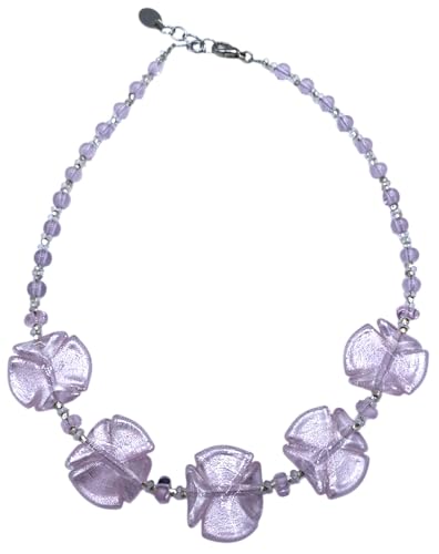 Collier en verre de Venise rose : portez un fragment d'histoire et de romantisme italien