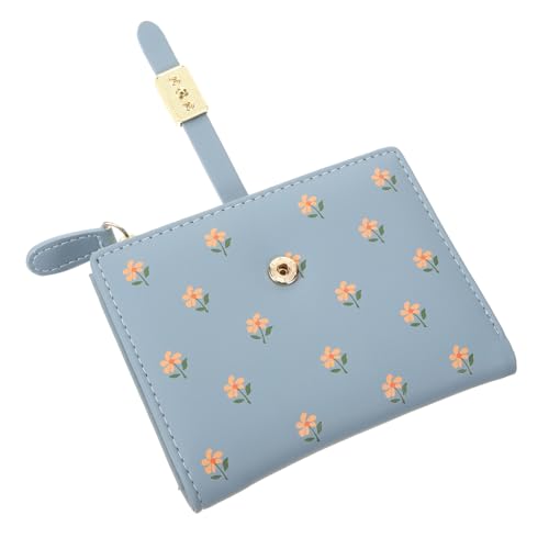 BESPORTBLE Cute Cartoon Zipper Wallet for Women Compact and Portable Small Purse Decorative Design for Travel and Everyday Use and Card Holder