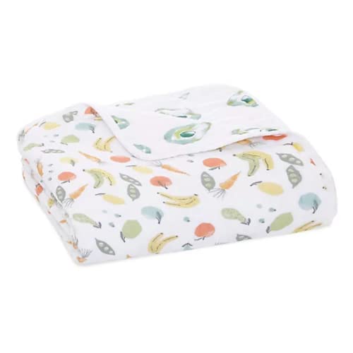 Image of aden + anais Essentials Dream Blanket, Muslin Baby Blankets for Girls & Boys, Ideal Lightweight Newborn Nursery & Crib Blanket, Shower & Registry Gift, Farm to Table