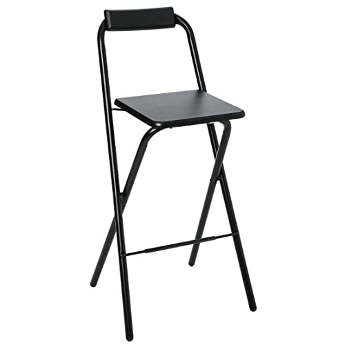 Deconation Chaise De Bar Pliable - Noir - Louna