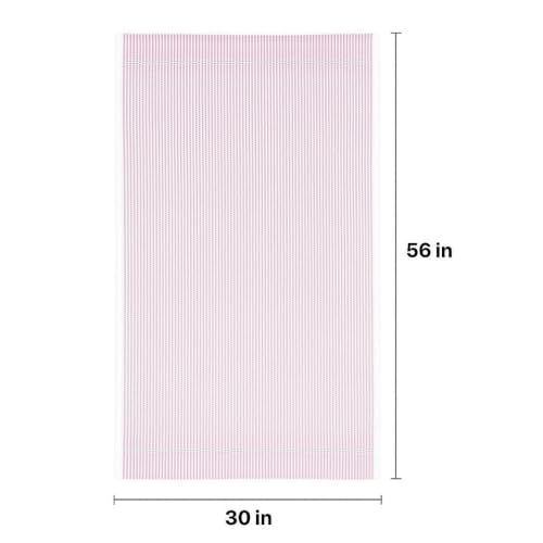 Image of Cotton Large Size Bath Towels | 500 GSM |Quick Dry & Absorbent Towels for Bath, Travel, Gym & Beach| Pack of 2 | Lightweight | Skin Friendly | Multicolor (Pink)