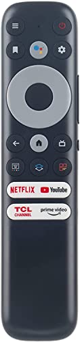 Besia RC902N FMR1 Remote Control for All TCL Google Smart TV and Android Smat TV,Replacement 55R646 55S546 65R646 65S546 75R646 75S546 Mini-LED QLED 4K UHD [ Without Voice Function]