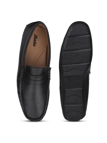 Image of Bata Men's Loafers | Stylish & Comfortable Slip-On Shoes for Casual, Office & Everyday Wear | Versatile, Durable & Fashionable Footwear