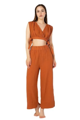 Ensemble Cosmic cannelle taille L vêtement décontracté