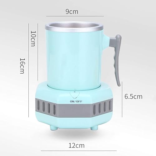 Portable Mini Ice Maker Machine - Quick Countertop Ice Maker for Home, Camp & Parties - Smart Beverage Cup Ice Production - Compact and Efficient