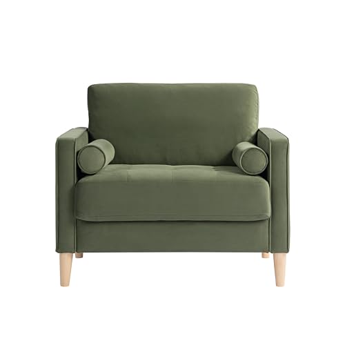 Sillón Brazo Terciopelo Verde miniatura 2
