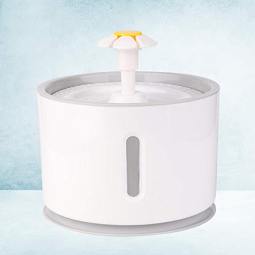 Scicalife Distribuidor de água para cães, bebedouro com 3 filtros de substituição para gatos, cães,