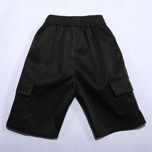 Toddler Boys' Shorts High Waisted Stylish Comfy Pants with Pocket Casual Workout Sweatpants Joggers3