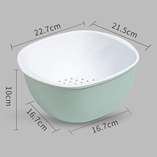 Colador pequeño de cocina doble capa para frutas y verduras miniatura 3