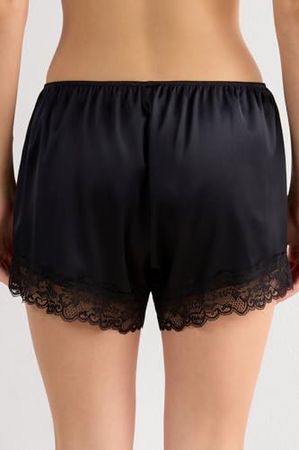 Woman's Lace Trim Silk Shorts3