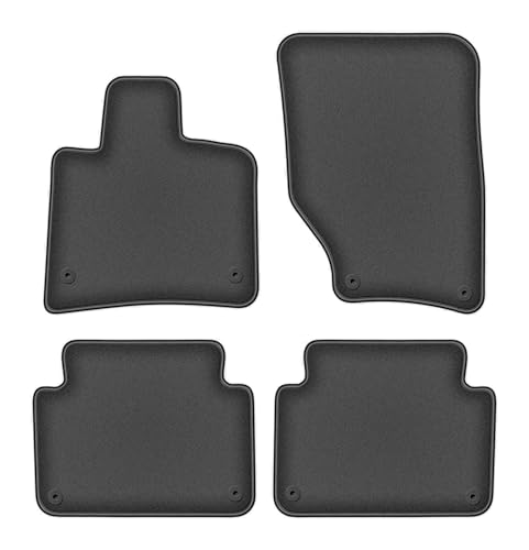 Tapis Audi Q7 I 4L Break Durban sur mesure en velours gris graphite pour un confort quotidien