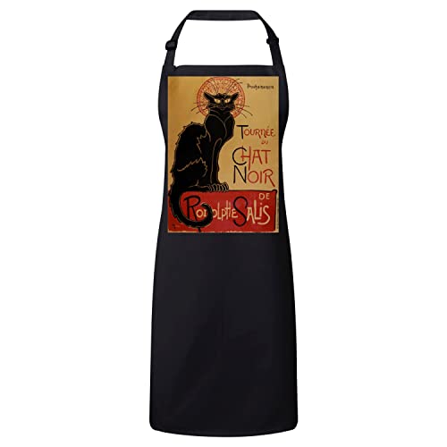 Tablier Chat Noir Steinlen pour cuisiner et recevoir vos invités