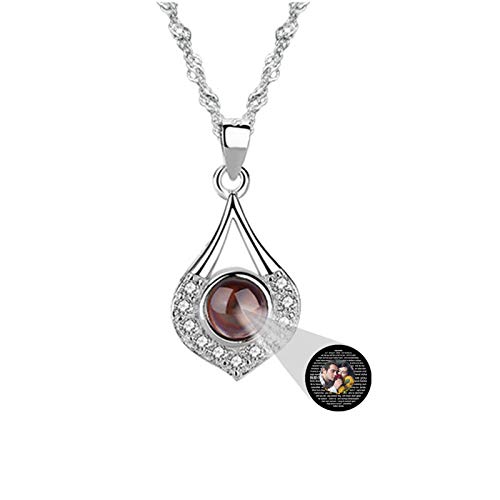 Collar De Foto Personalizado Collar De Mujer Con Imagen Collar De 100...