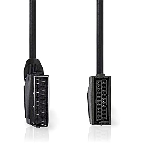 NEDIS 2m SCART Male to Female Cable Cover