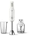 Philips Hr2535/00 Frullatore a mano Promix con bicchiere, lame S-Blade, accessorio incluso tritatutto compatto, 650 W