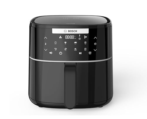 Bosch Crispmaxx Air Fryer 4.0L with Baking Tray, With Touch Panel,Smart Integrated System,With Adjustable Grid,6 Preset+ Preheat And Keep Warm Function, MAF240B5IN, 1350 Watts Black. view 1