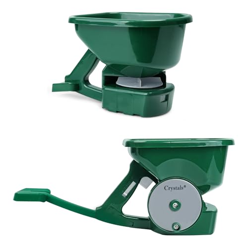 Crystals 3L Handheld Garden Seed & Fertiliser Spreader | Easy-to-Use...