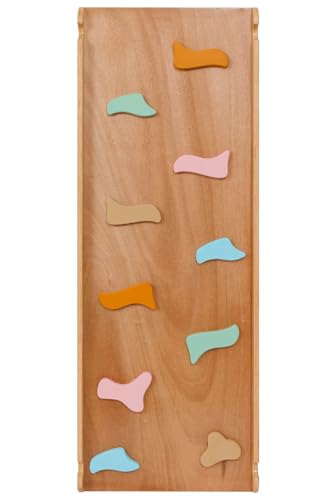 Juego de 3 triángulos de escalada con tobogán y arco de escalada, marco de escalada para interiores para niños a partir de 1 año, juguete de escalada inspirado en Pikler (solo tobogán de color pastel)