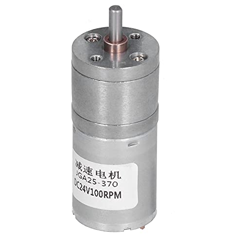 JGA25-370 DC Getriebemotor 24V 100RPM 25mm Außendurchmesser mit Zentralwelle für Industrieanwendungen