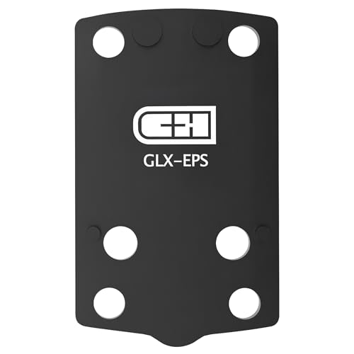 C+H Precision Red Dot Mounting Plate Compatible with Glock 43X/48 MOS and Holosun EPS, EPS Carry, SCS Carry | Made in The USA