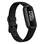 Fitbit Inspire 3 Fitness Tracker – Advanced Health Insights with Stress Management, Workout Intensity & Sleep Tracking, 24/7 Heart Rate, Includes Small and Large Classic Bands - Midnight Zen/Black