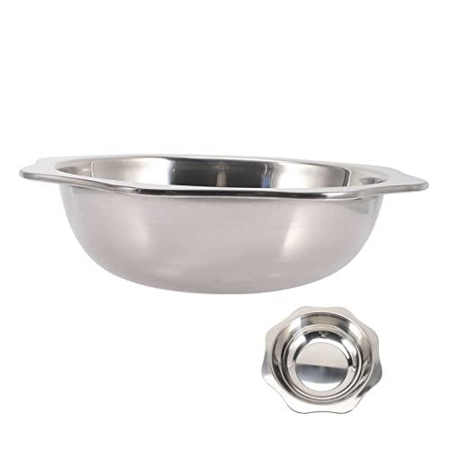 GRIRIW Thicken Stainless Steel Hotpot Pot Multi-grid Hot Pot Basin Hotpot Dividers