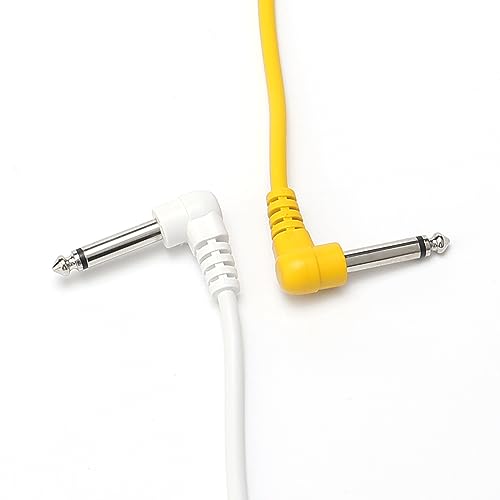 Unxuey Guitar Patch Cables 30CM 6PCS, 6.35mm Effects Pedal Board Lead 1/4 Inch Instrument Cord for Guitar/Bass Effect Pedal - Image 3