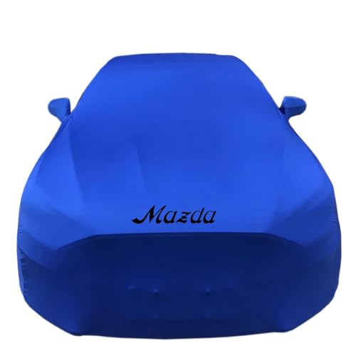 CCOZD Bâche de Voiture pour 123 Intérieur Housse de Protection Voiture Super Douce Élastique Utilisation Protection Véhicule,Blue