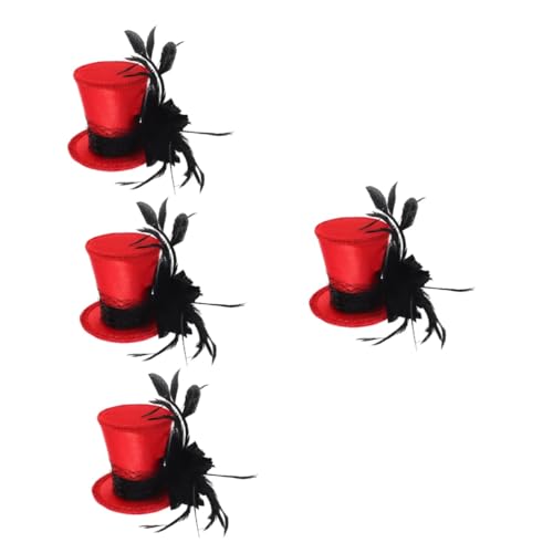 Plume Noire du Chapeau Rouge pour masquer un coiffage rapide