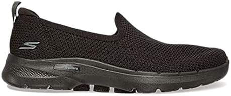 Skechers Women's GO Walk 6-Clear Virtue Sneaker, Black, 8.5 | Image 1