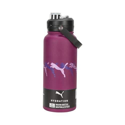 Image of PUMA Evercat 32 oz Alpha Chug Bottle, Dark Pink, OS