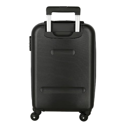Miniatura 3 de Roll Road Flex Maleta de Cabina Negro 35x55x20 cms Equipaje Mano Air Europa Rígida ABS Cierre de combinación Lateral 33L 2,78 kgs 4 Ruedas Dobles Equipaje Mano