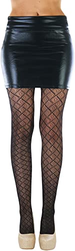 Image of ToBeInStyle Women's Vintage Art Deco Chevron Ornate Design Tights Pantyhose