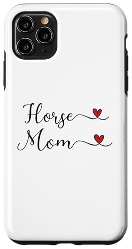 Horse Mom I heart Horses �^�C�|�O���t�B�f�U�C�� �X�}�z�P�[�X iPhone 11 Pro Max �p