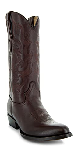 Image of Soto Boots Mens Classic Round Toe Cowboy Boots H7001
