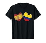 Spanish Flag Ecuadorian Flag Grunge Heart