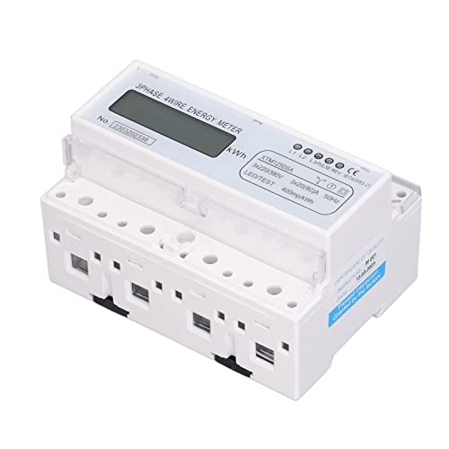 Monitor de Energia Elétrica, Medidor de Energia Elétrica de 4 Fios e 7 Dígitos LCD para Fabricação d