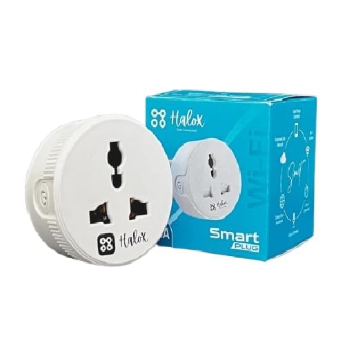 Smart Wi-Fi Plug Compatible With Google Assistant & Alexa Suitable For Small Devices Like TVs, Air Purifiers, Mobile & Laptop Chargers (10A)