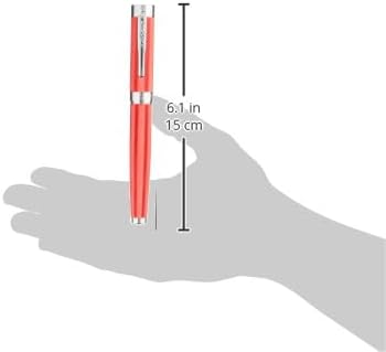 Conklin ヘリンボーン シグネチャー 万年筆 レッド - Omniflex