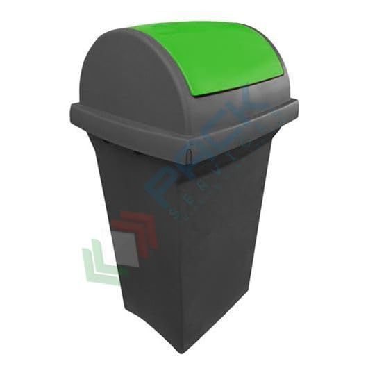 Pattumiera Con Coperchio Basculante Bianco 35 LT RIF BASIC MDL Modello 909035 70e