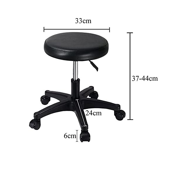 Kosoree Beauty Salon Swivel Hair Cut Massage Clinic Stool Barber Hairdressing Chair - Image 3